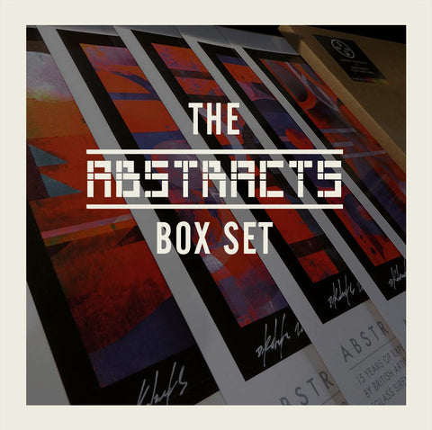 * A3 ABSTRACT PRINT BOX SET (FIVE SIGNED PRINTS)