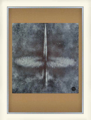brutalist architecture monochrome abstract art print