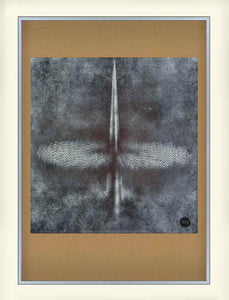 brutalist architecture monochrome abstract art print