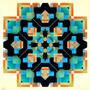 MANDALA PRINT [CREAM]